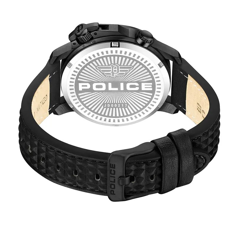 Police Automated Black Dial Men's Watch- PEWJD0021701